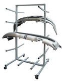 C-PRC-05-308D - Double Sided Bumpers Rack - Complete with Castors